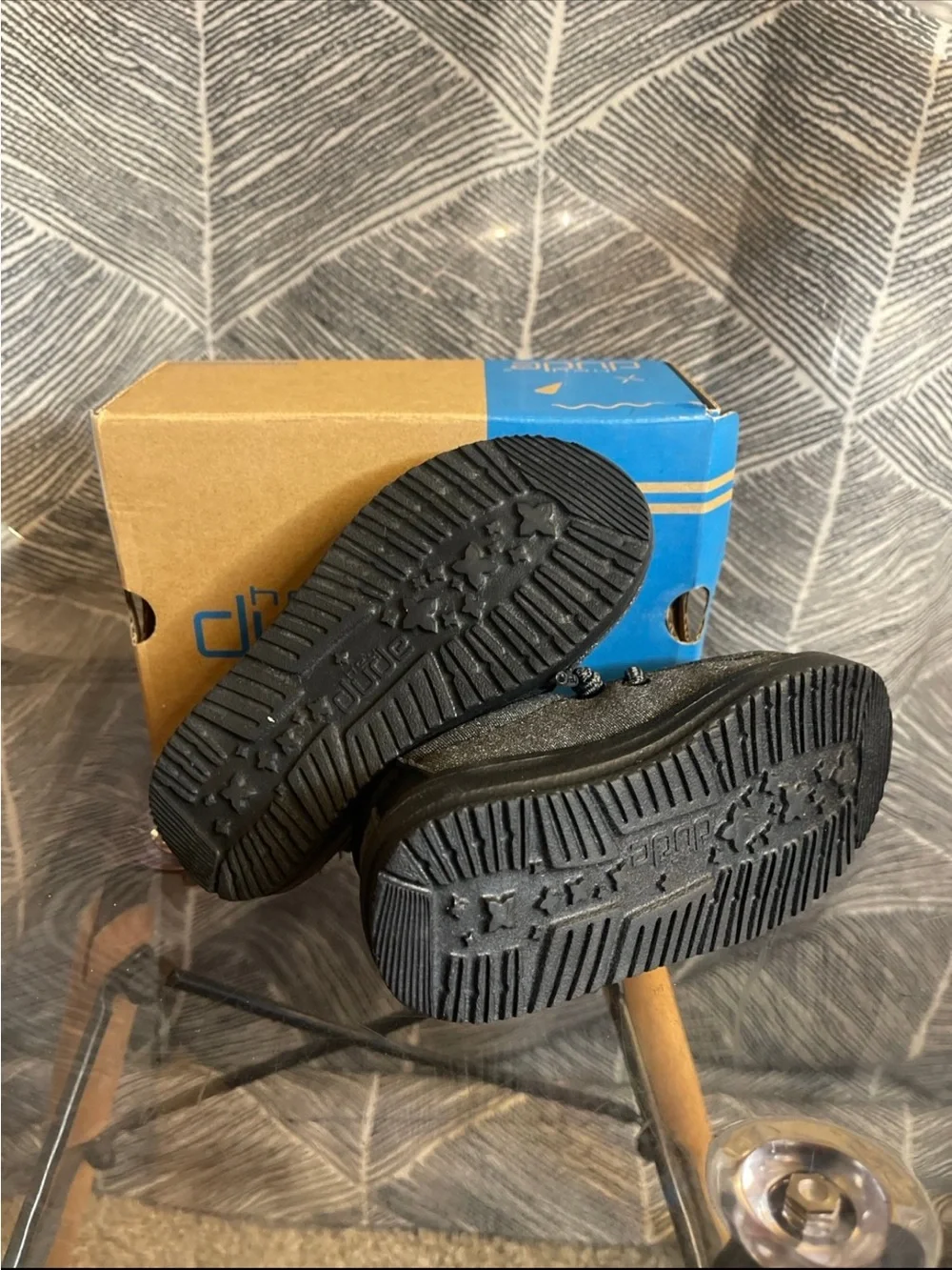 Hey Dude Kids Black Slip-On Casual Shoes